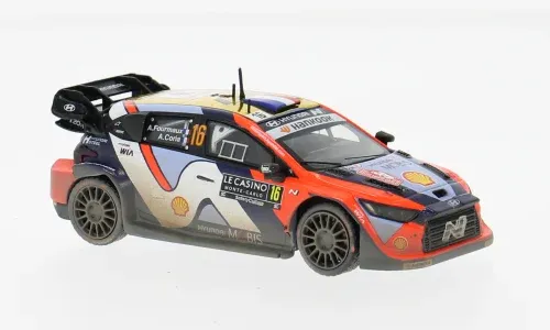 Ixo models : Hyundai i20 N Rally1 WRC - Rally Monte Carlo 2025 │ No.16 A.Fourmaux/A.Coria [1/43]