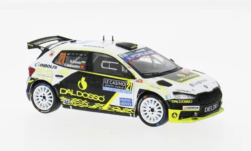 [IXM RAM977] Ixo Models : Skoda Fabia RS Rally2 WRC Rally Monte Carlo 2025 │ No.21 N.Gryazin/K.Aleksandrov, 1:43