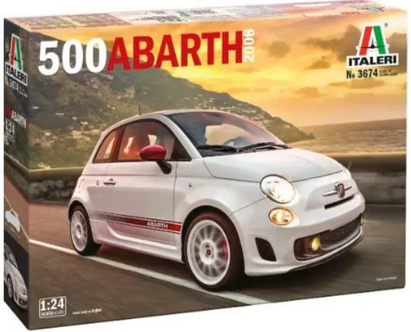 [ITA 3674] Italeri : Fiat 500 Abarth 2008