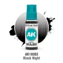 Ak Interactive : Black Night Wash (18ml) │ Acrylic Washes