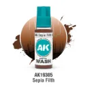 Ak Interactive : Sepia Filth Wash (18ml) │ Acrylic Washes