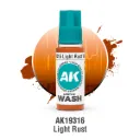 Ak Interactive : Light Rust Wash (18ml) │ Acrylic Washes