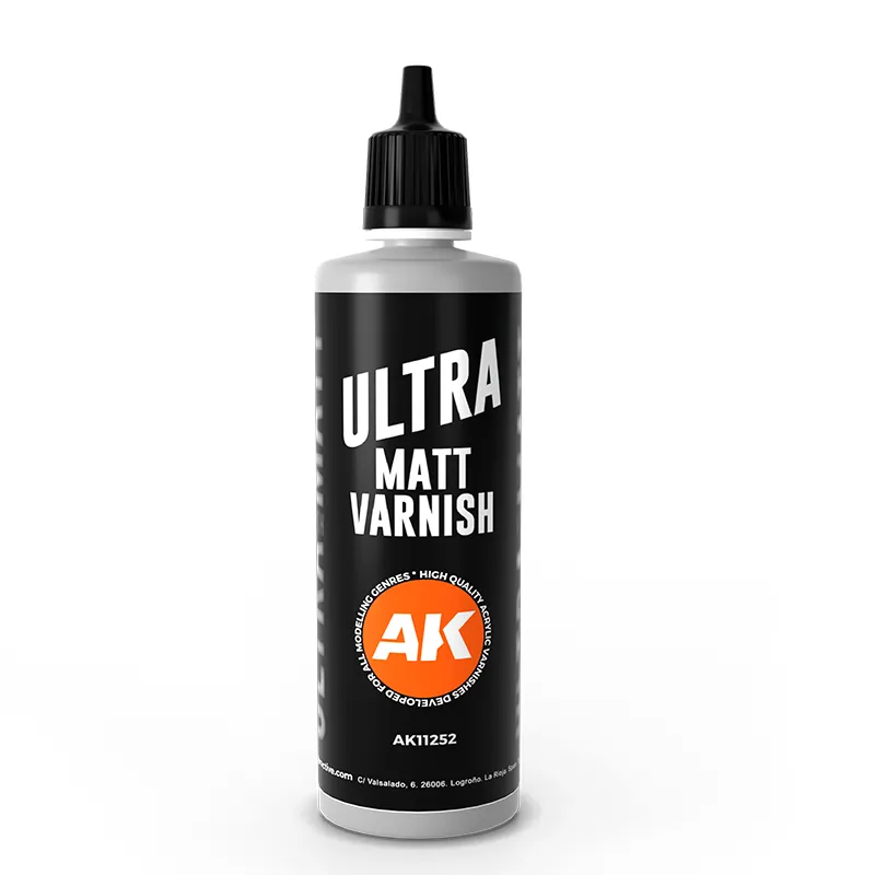 [AK AK11252] AK Interactive : Vernis Ultra-Mat Protecteur / Ultra Matt Varnish (100 ml) │ Réf. AK11252