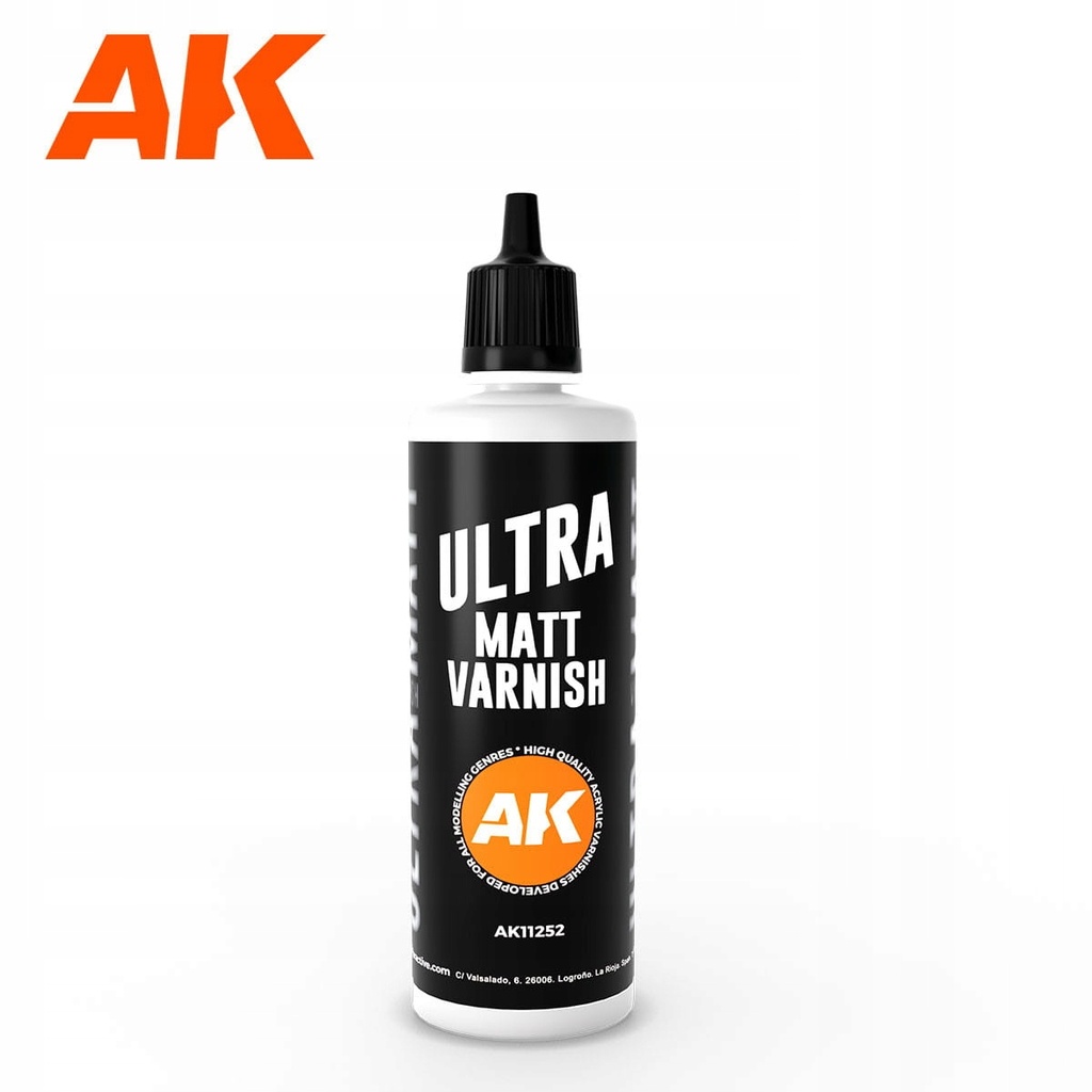 [AK AK11252] Ak : Vernis Acrylique "Ultra Matt" (100ml)
