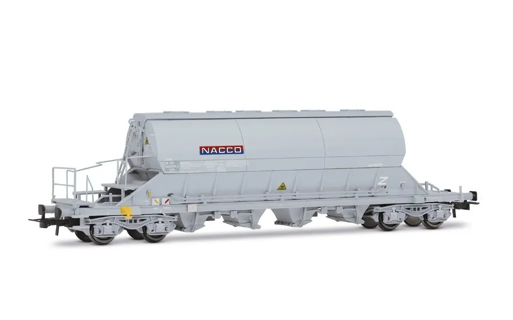 [RIA HRS6687] Rivarossi : Wagon Trémie type TaPPs "NACCO" - SNCB │ Continu [Epoque V]