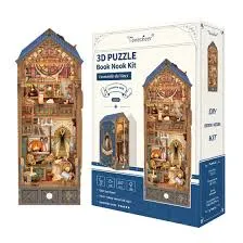 [TON TQ135] Tonecheer : Leonardo da Vinci 3D Puzzle Book Nook Kit -LED
