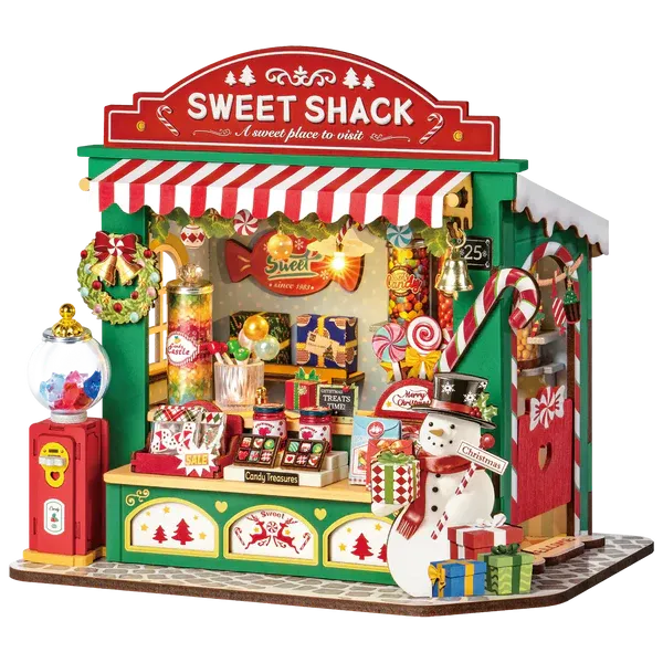 [RLF DS043] Rolife : Christmas Candy Stand - DIY Miniature House
