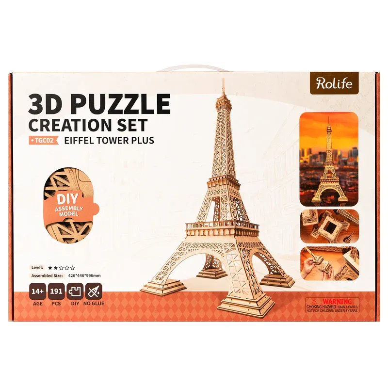 [RLF TGC02] Rolife : Eiffel Tower PLus Puzzle 3D CreationSet