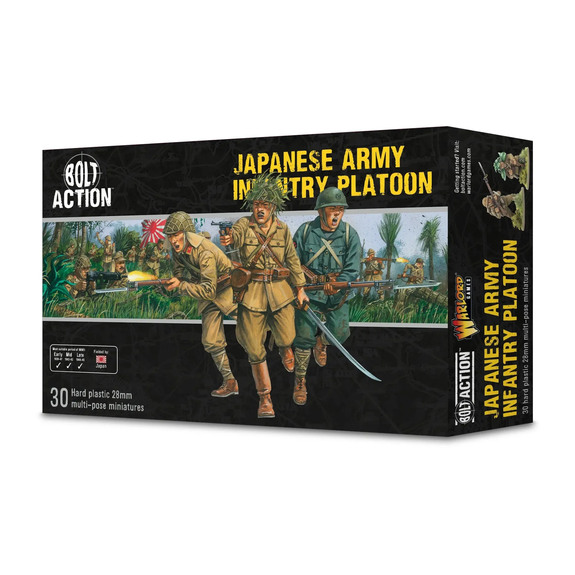 Bolt Action : Japanese Army Infantry Platoon │ Early - Mid - Late