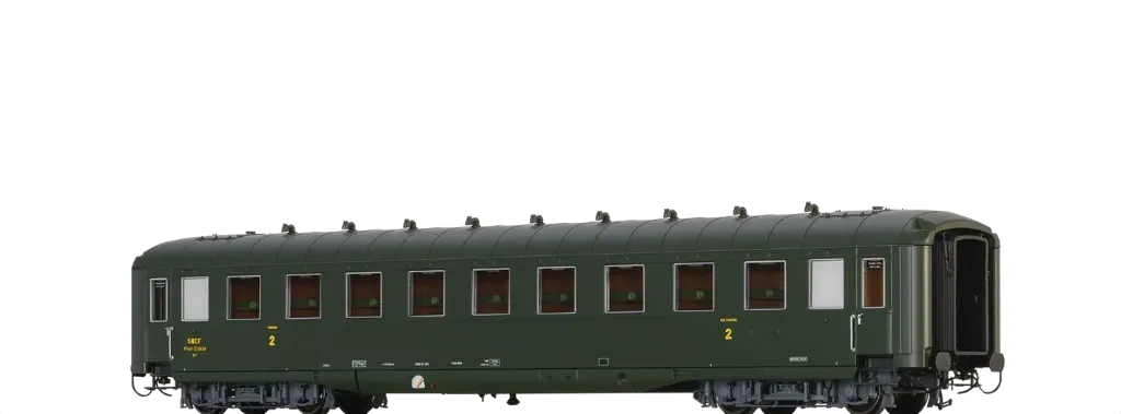 Brawa : Voiture B10 myfi Coach B SNCF avec éclairage