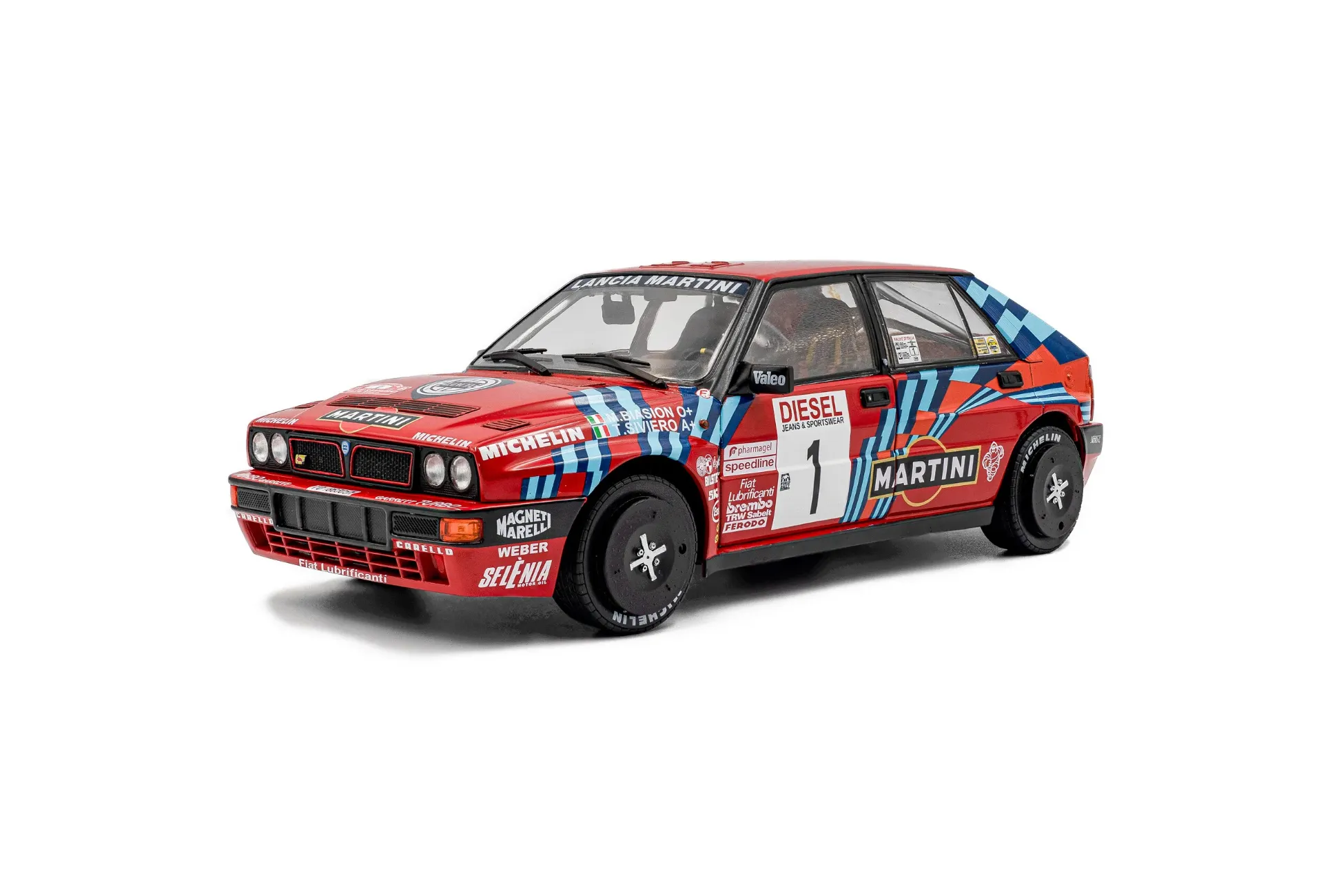 Solido : Lancia Delta HF Integrale Rally San Remo  1989 │ No.1 M.Biasion / T.Siviero [1/18]