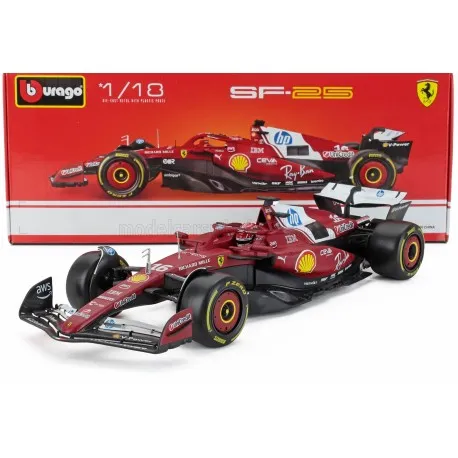[BUR 18-16822L] Burago : Ferrari SF-25 n°16 Charles Leclercq [1/18]