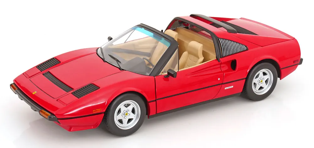 KK-Scale : Ferrari 308 GTS Quattrovalvole │ Serie Magnum - 1982 Version US Rouge