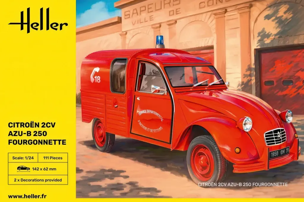Heller : Citroen 2CV AZU-B 250 Fourgonette