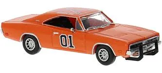 [BRE 18004] BRE 18004 Brekina, Dodge Charger, orange, 1969, 1:87