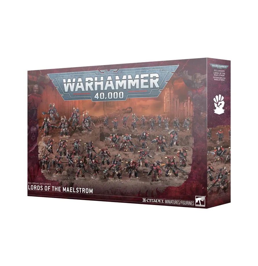 [GAW 43-108] Chaos Space Marines : Red Corsairs Battleforce "Lords of the Maelstrom" │ Warhammer 40.000