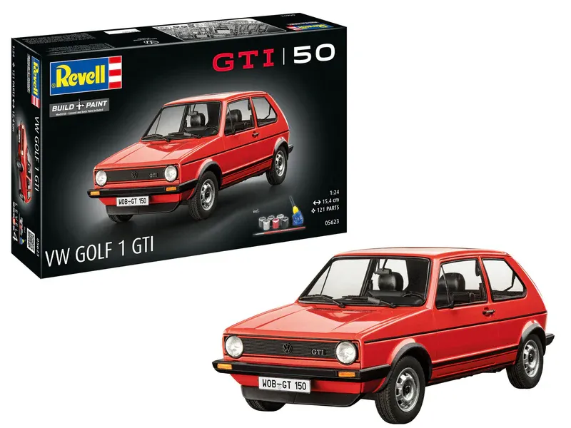 Revell : Coffret "50 ans de Volkswagen Golf 1 GTi"