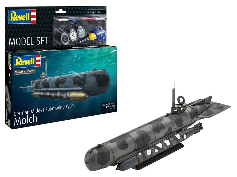 [REV 65187] Revell : Model Set German Midget Submarine Type Molch