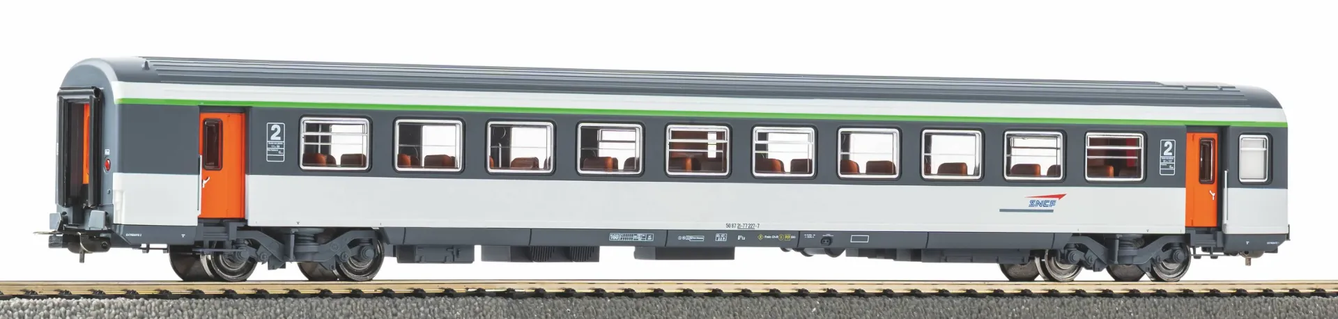 Piko : Voiture Corail B11tu 2°Cl SNCF DC (Epoque IV)