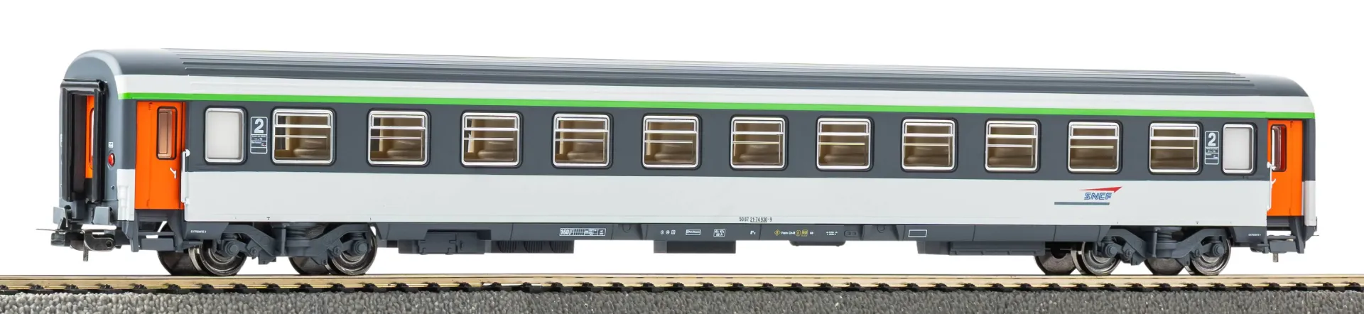 [PIK 97141] Piko : Voiture Corail B11u 2°Cl SNCF DC (Epoque IV)