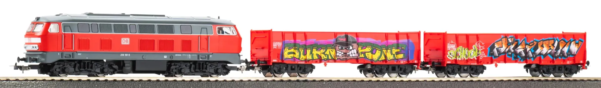 [PIK 57032] Piko : Boite Depart BR 218 Analogique DC DB (Epoque V)