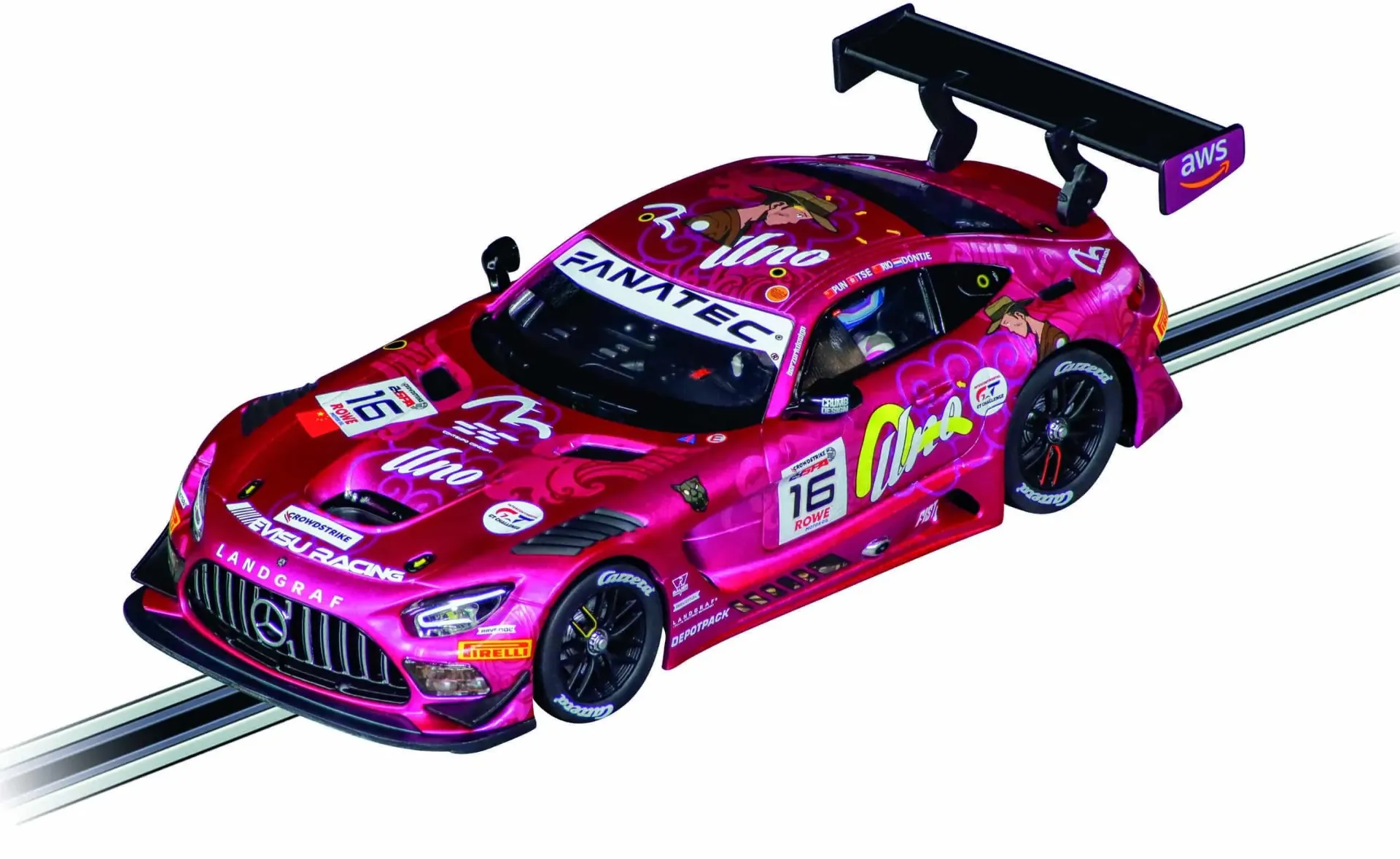 Carrera : Mercedes-AMG GT3 Evo "Uno Racing Team Landgraf" #16 - 24H de Spa 2024