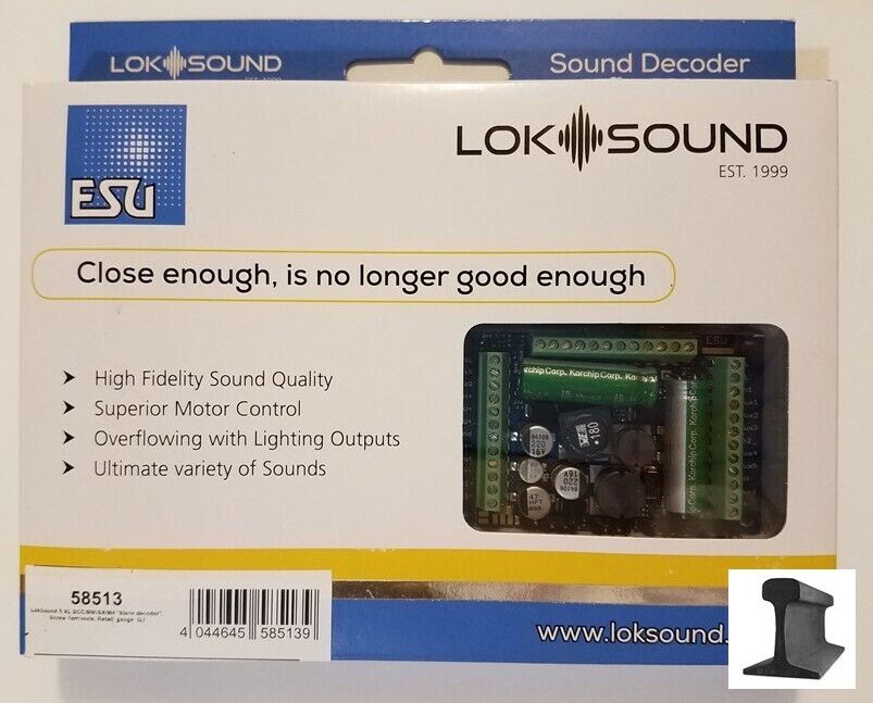[ESU 58513] ESU : Loksound 5 XL DCC/MM/SW/M4 8Ohm