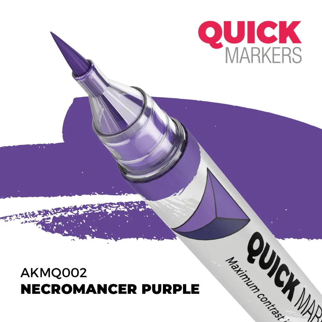 [AK AKMQ002] Ak Interactive : Necromancer Purple │ Quick Markers