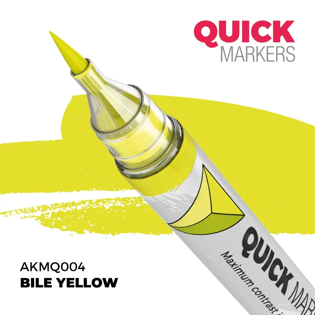Ak Interactive : Bile Yellow │ Quick Markers