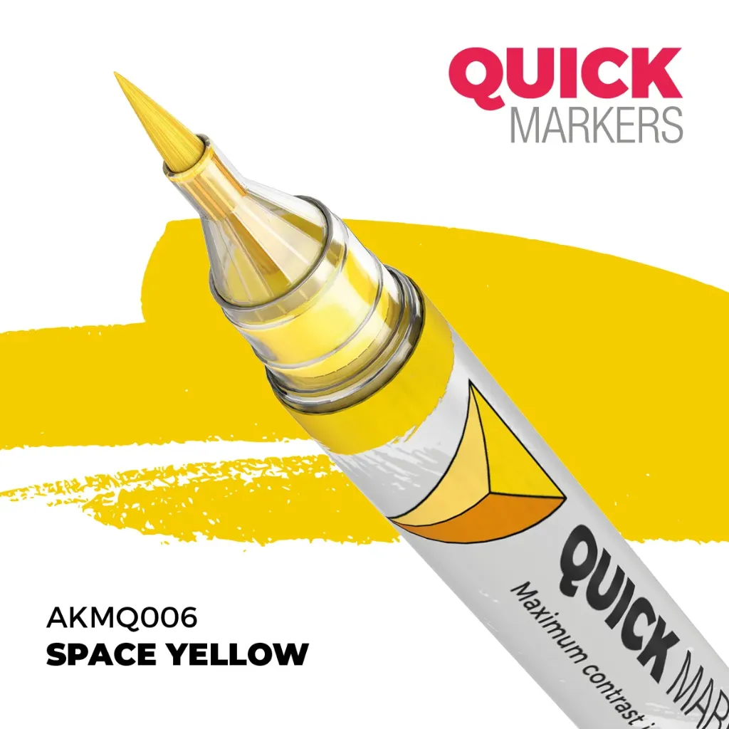 [AK AKMQ006] Ak Interactive : Space Yellow │ Quick Markers
