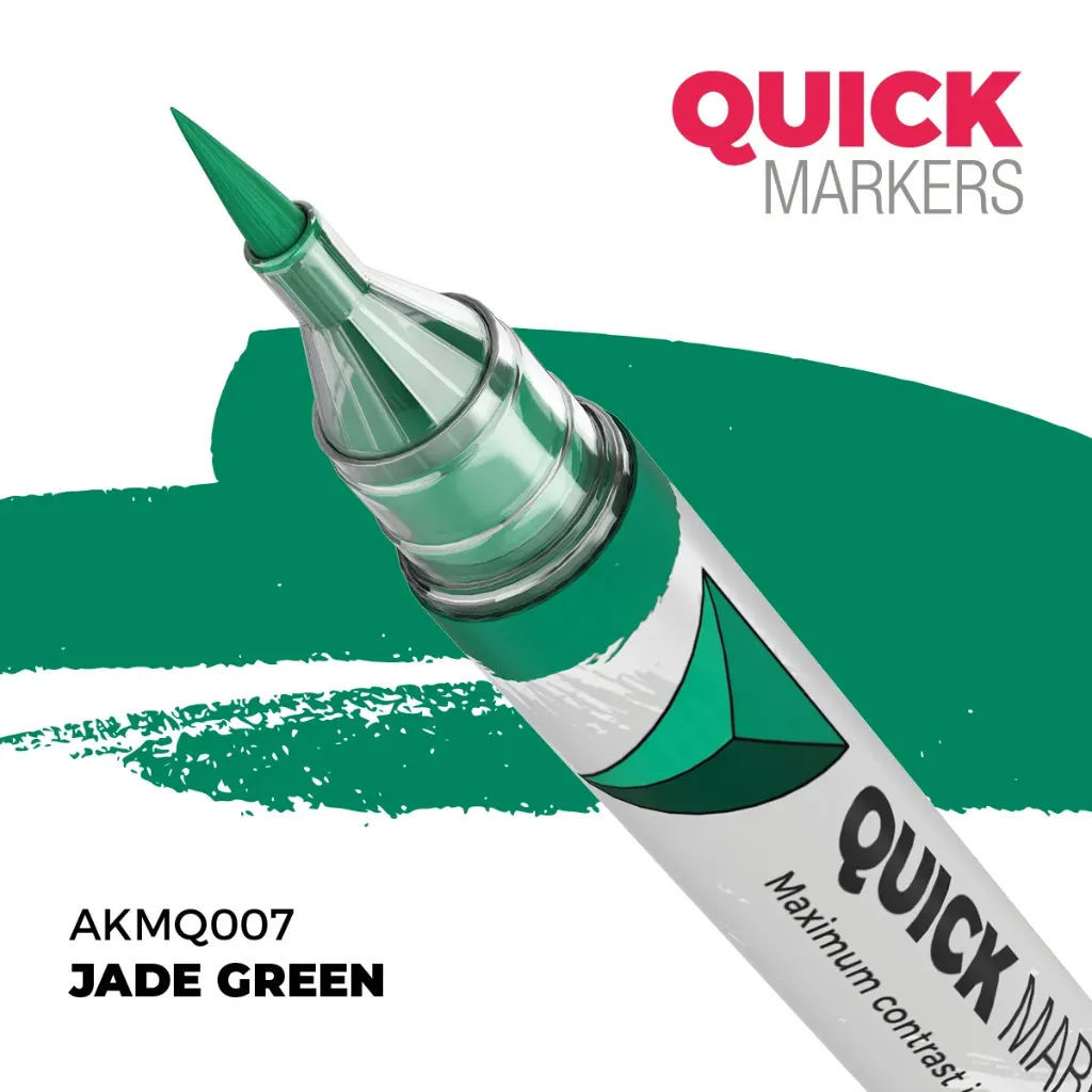 [AK AKMQ007] Ak Interactive : Jade Green │ Quick Markers