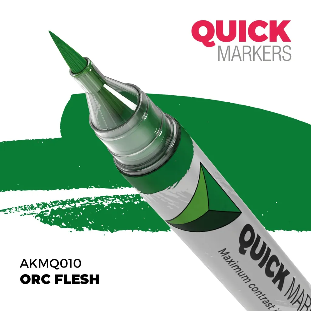 [AK AKMQ010] Ak Interactive : Orc Flesh │ Quick Markers