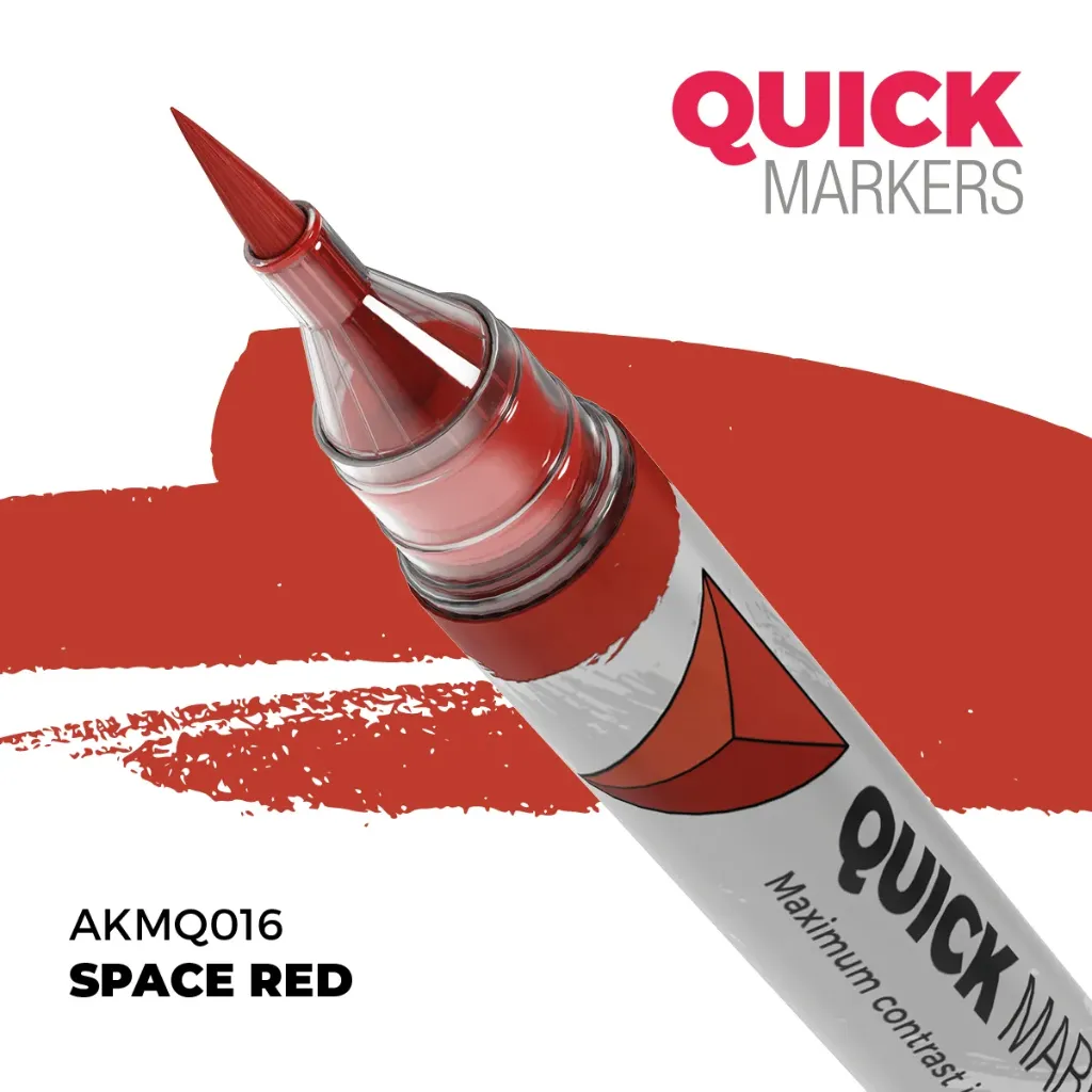 [AK AKMQ016] Ak Interactive : Space Red │ Quick Markers