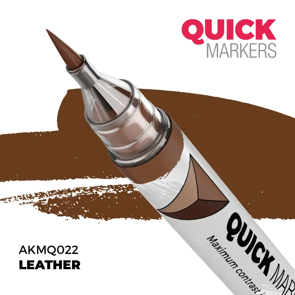 [AK AKMQ022] Ak Interactive : Leather │ Quick Markers
