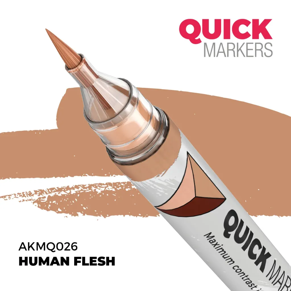 [AK AKMQ026] Ak Interactive : Human Flesh │ Quick Markers