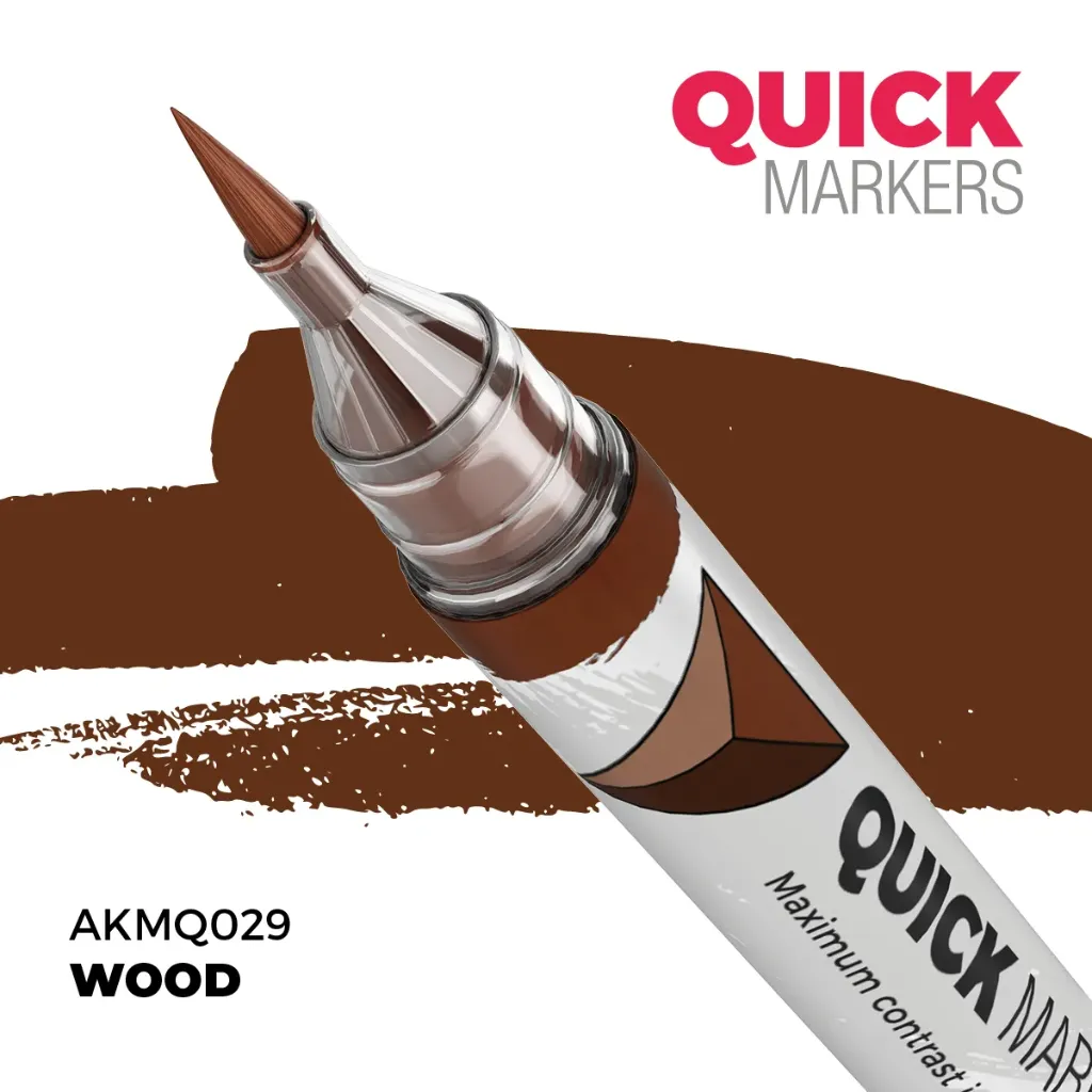 [AK AKMQ029] Ak Interactive : Wood │ Quick Markers