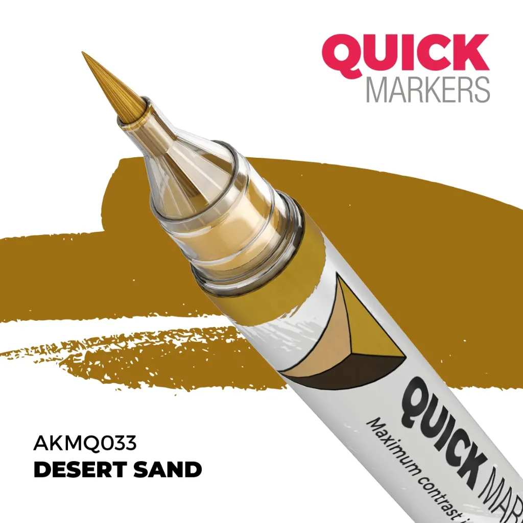 [AK AKMQ033] Ak Interactive : Desert Sand │ Quick Markers