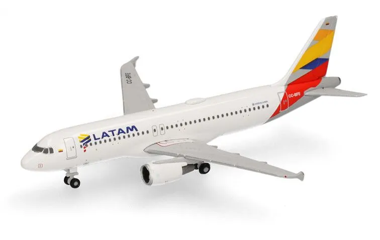 Herpa : Airbus A320 LATAM Airlines Chile Colombia Flag livery [1/500]
