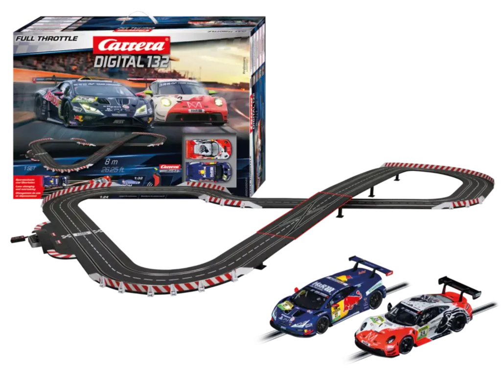 Carrera : Circuit Full Throttle Digital 1/32 "Lamborghini - Porsche GT3RSR"