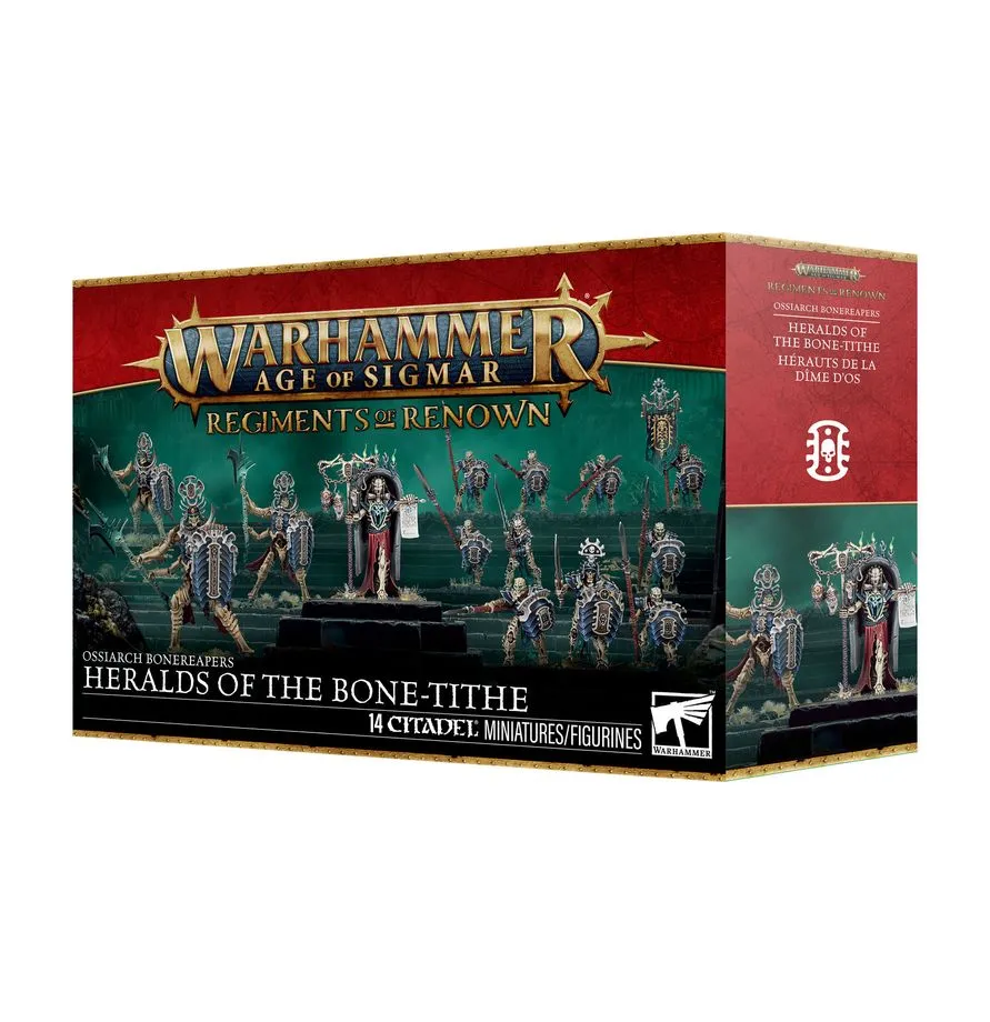 [GAW 94-43] Ossiarch Bonereapers : Regiment of Renown "Heralds of the Bone-tithe" │ Warhammer Age of Sigmar