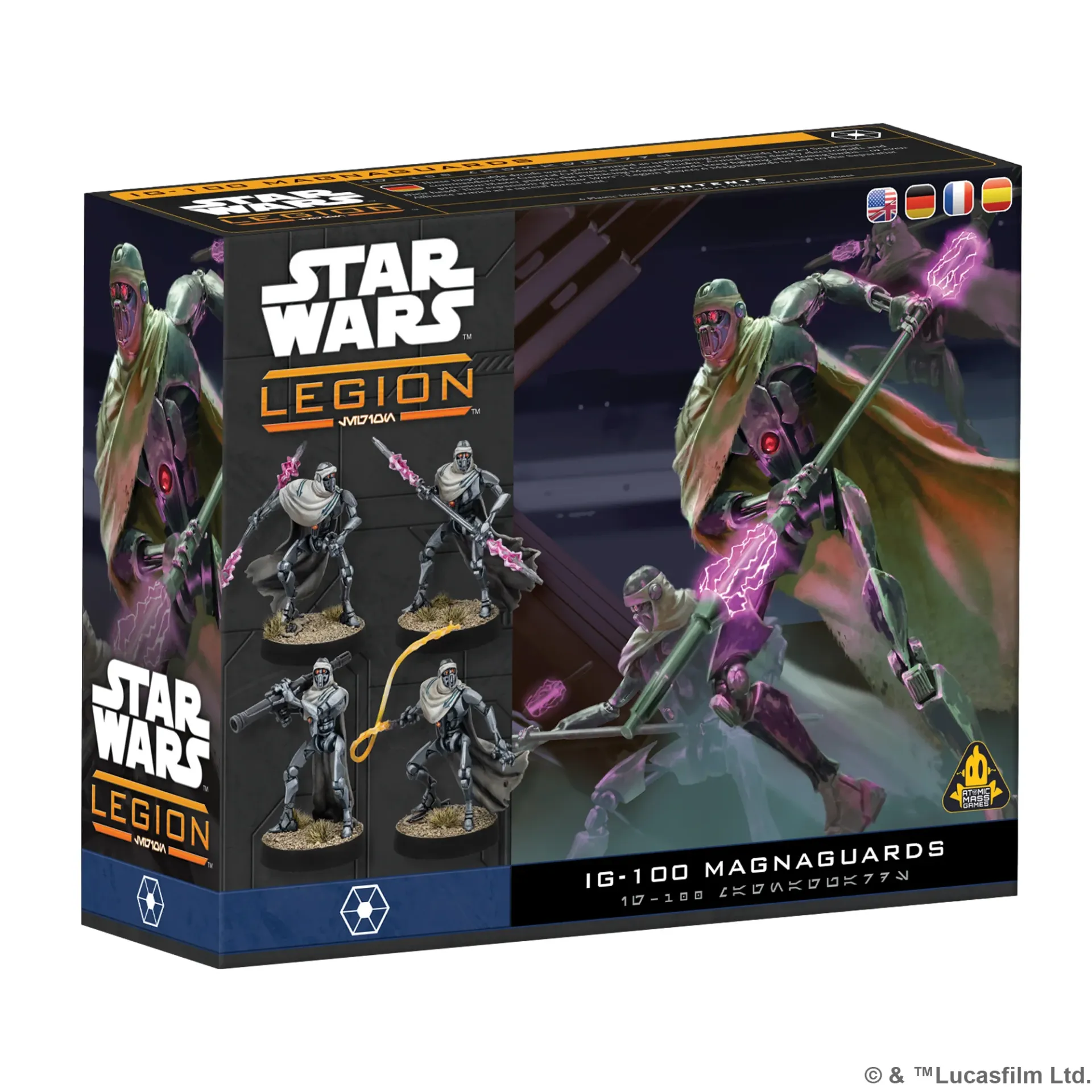 [AMG SWQ58] Alliance Séparatiste : IG-100 Magnaguards [Multi-Langue] │ Star Wars LEGION