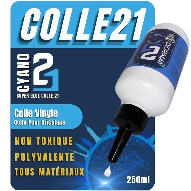 [C21 CPVA_DIO250] Colle21 : Colle Blanche "Diorama21" (250gr)