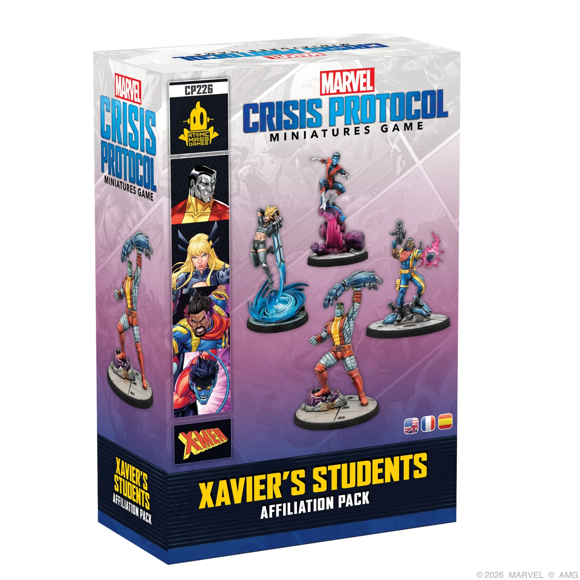 [AMG CP226] Marvel Crisis Protocol : Xavier's Students [FR/ENG/ESP] │ Affiliation Pack