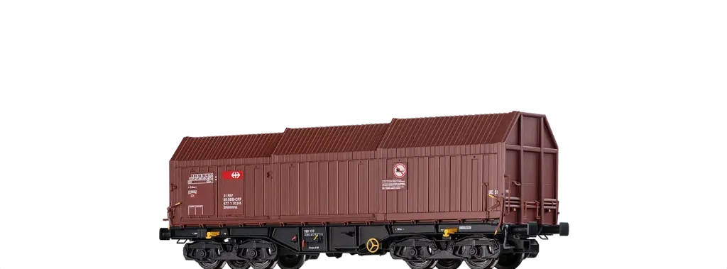 Brawa :  Wagon Télescopique Shimms SBB DC Epoque V