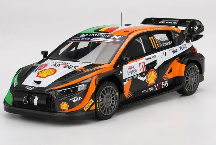 [TOS TS0616] Top Speed : Hyundai I20 N Rally1 Hybrid n°11 Winner Power Stage Croatie 2023 Neuville - Wydaeghe [1/18]