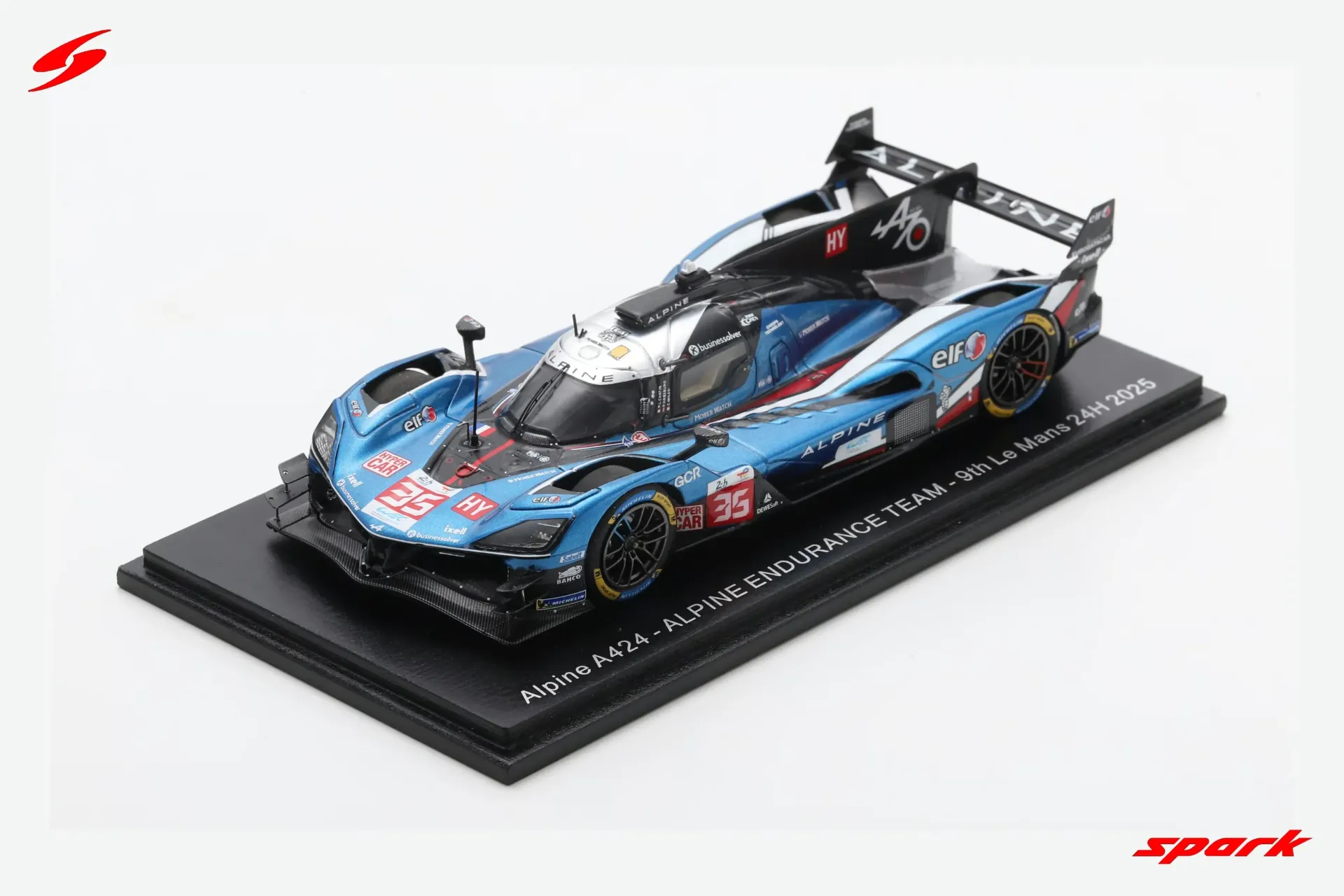 [SPK S9264] Spark : Alpine A424 No.35 ALPINE ENDURANCE TEAM 9th Le Mans 24H 2025 P. Chatin - F. Habsburg - C. Milesi [1/43] [1/43]