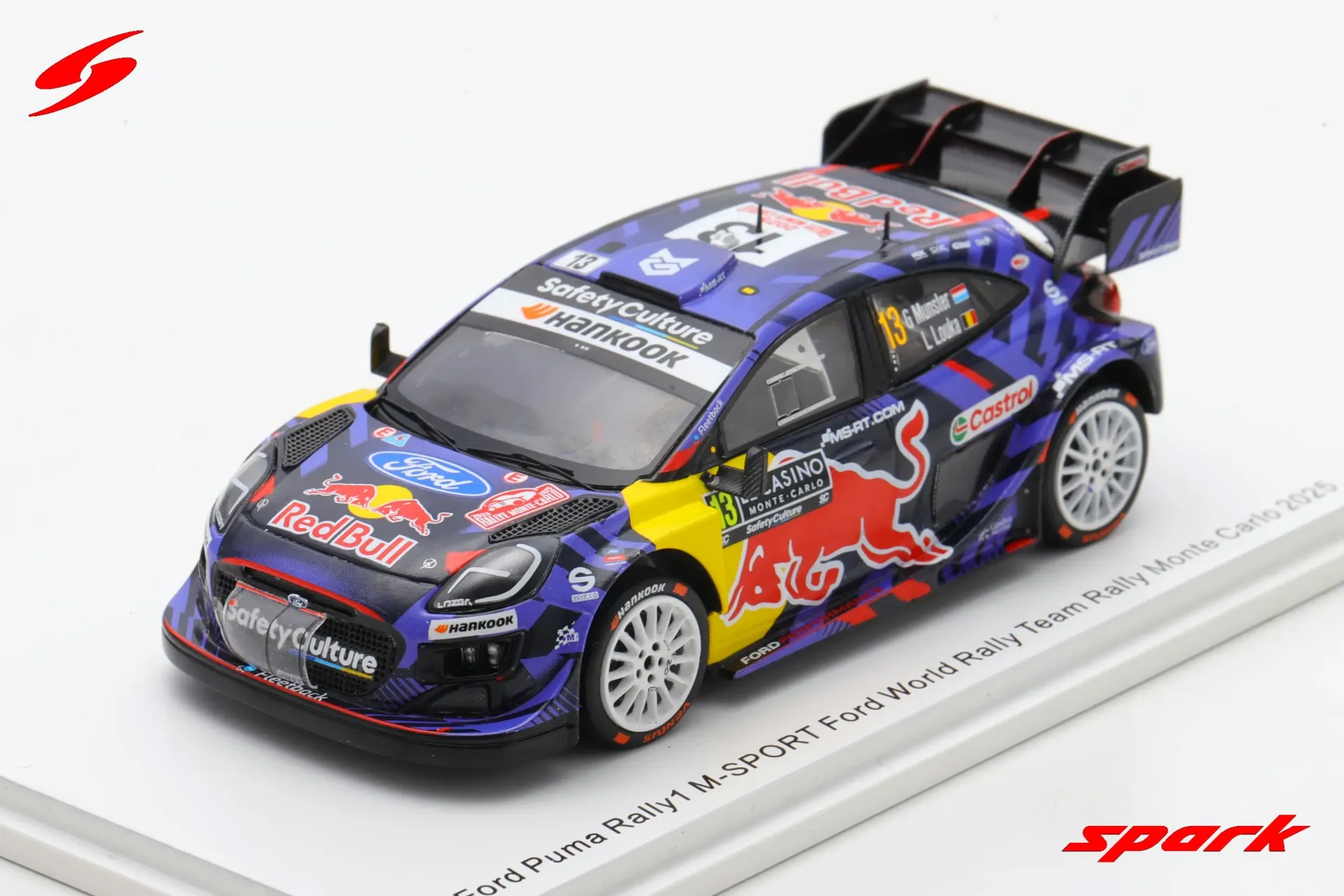 [SPK S6894] Spark : Ford Puma Rally1 No.13 M-SPORT Ford World Rally Team Rally Monte Carlo 2025 G. Munster - L. Louka