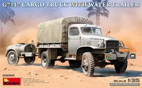 Miniart : G7117 Cargo Truck With Water Trailer