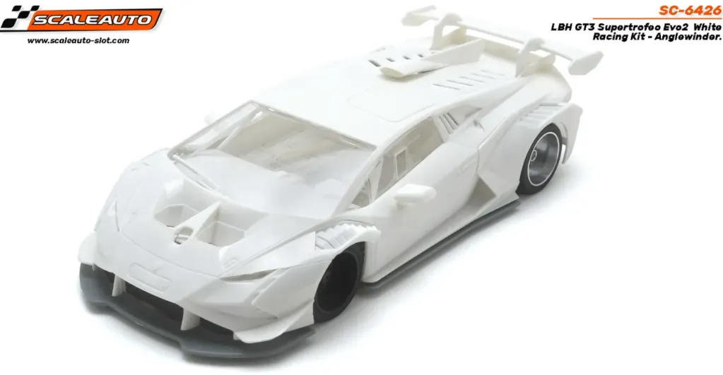 Scaleauto : Lamborghini Huracan GT3 Supertrofeo Evo2 White Racing Kit