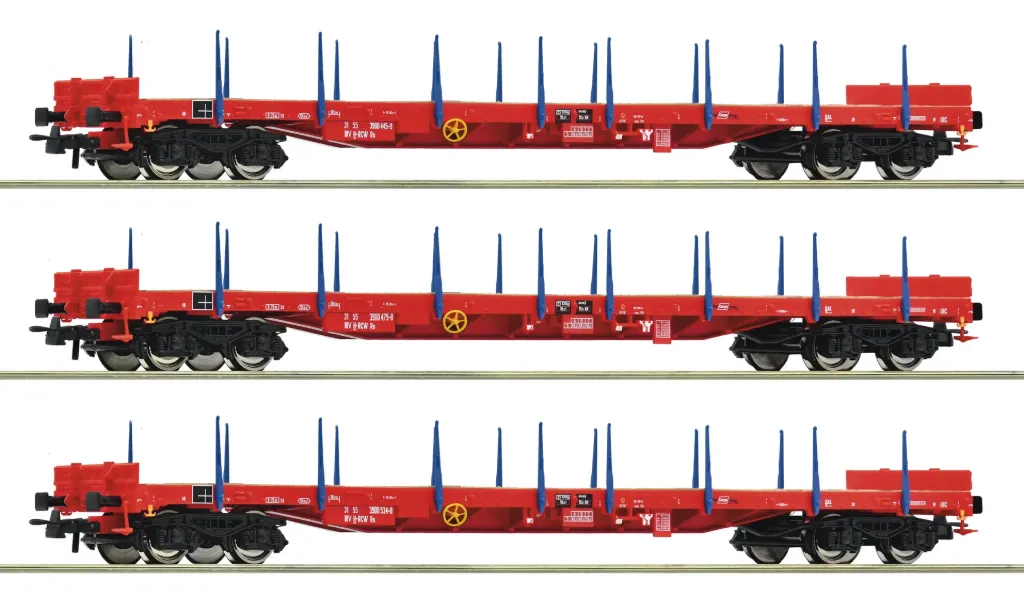 Roco : Wagon Rs 3pcs DC OBB Epoque VI